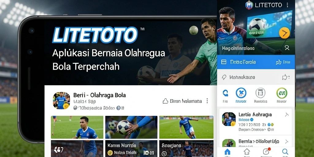Antarmuka user-friendly LITETOTO untuk berita olahraga bola.