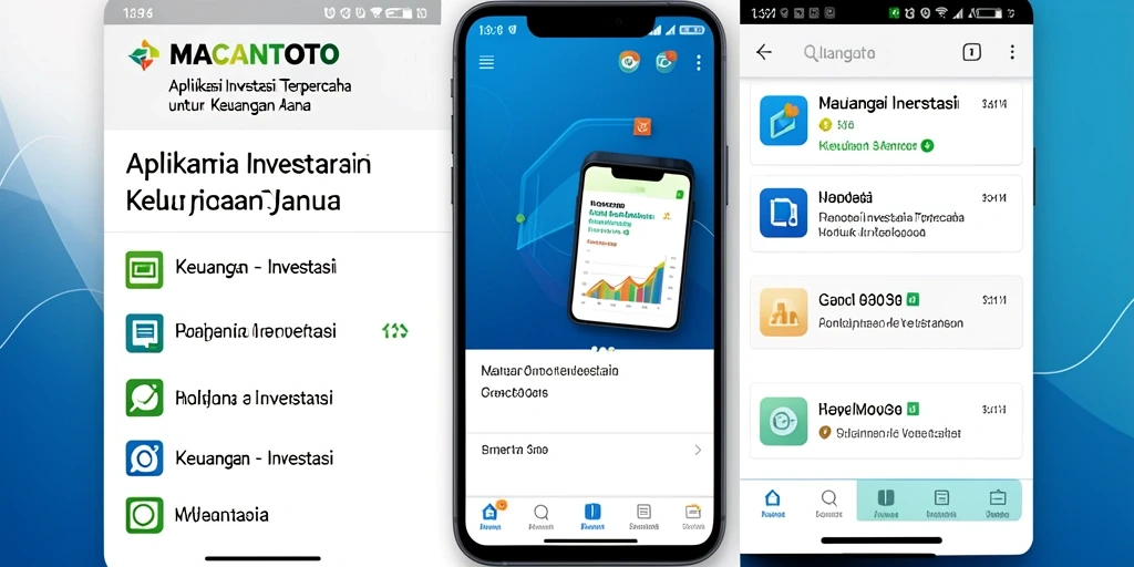 Antarmuka pengguna <strong>MACANTOTO</strong> yang intuitif untuk investasi.